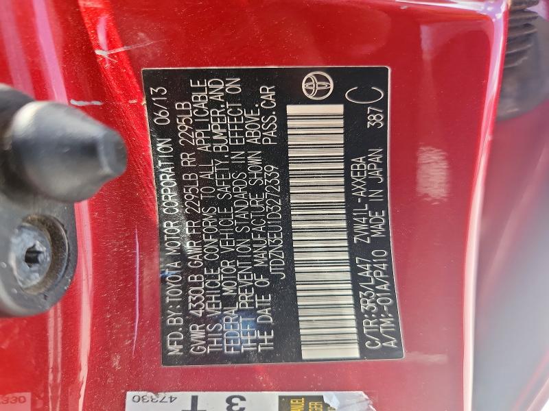 2013 Toyota Prius V მანქანა იყიდება აუქციონზე, vin: JTDZN3EU1D3272339, აუქციონის ნომერი: 60324226