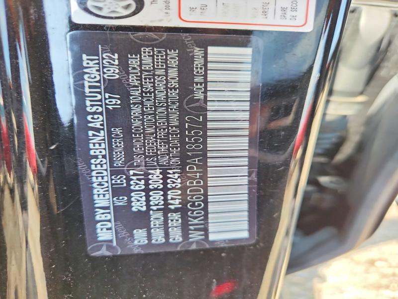 Продажа на аукционе авто 2023 Mercedes-benz S, vin: W1K6G6DB4PA185572, номер лота: 60310786