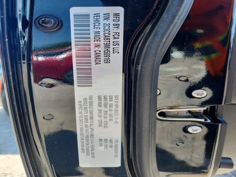 Продаж на аукціоні авто 2021 Chrysler 300, vin: 2C3CCABT9MH509169, номер лоту: 60807746