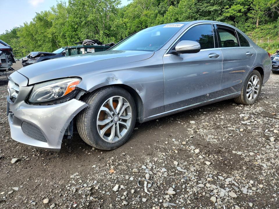 60695356 :رقم المزاد ، 55SWF4KB4GU127035 vin ، 2016 Mercedes-benz C مزاد بيع