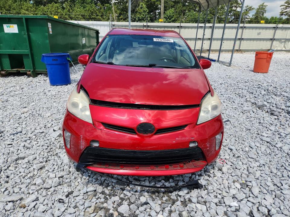 59320686 :رقم المزاد ، JTDKN3DU7C5466010 vin ، 2012 Toyota Prius مزاد بيع