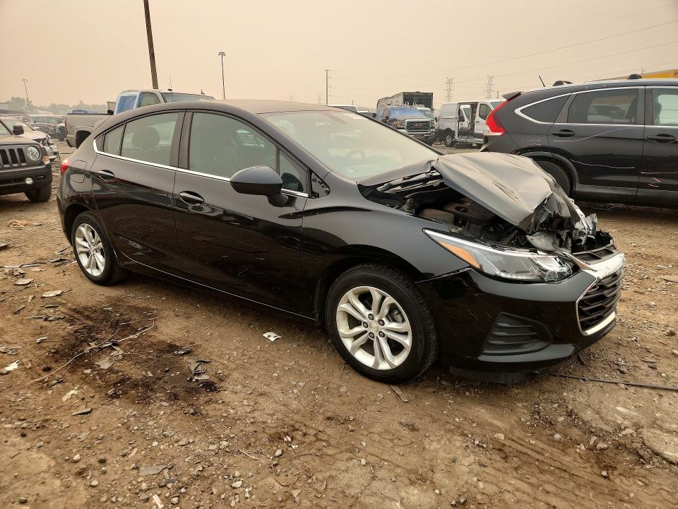 2019 Chevrolet Cruze მანქანა იყიდება აუქციონზე, vin: 3G1BE6SM9KS554364, აუქციონის ნომერი: 61288616