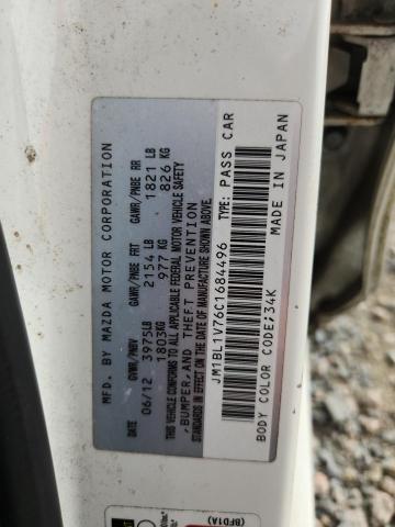 2012 Mazda Mazda3 მანქანა იყიდება აუქციონზე, vin: JM1BL1V76C1684496, აუქციონის ნომერი: 58333836