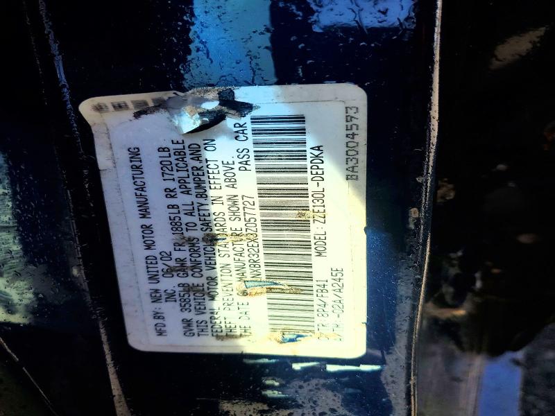 Aukcja sprzedaży 2003 Toyota Corolla, vin: 1NXBR32EX3Z057727, numer aukcji: 60697406