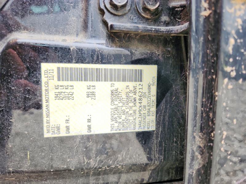 59033476 :رقم المزاد ، 1N4AL2AP9CN486212 vin ، 2012 Nissan Altima مزاد بيع