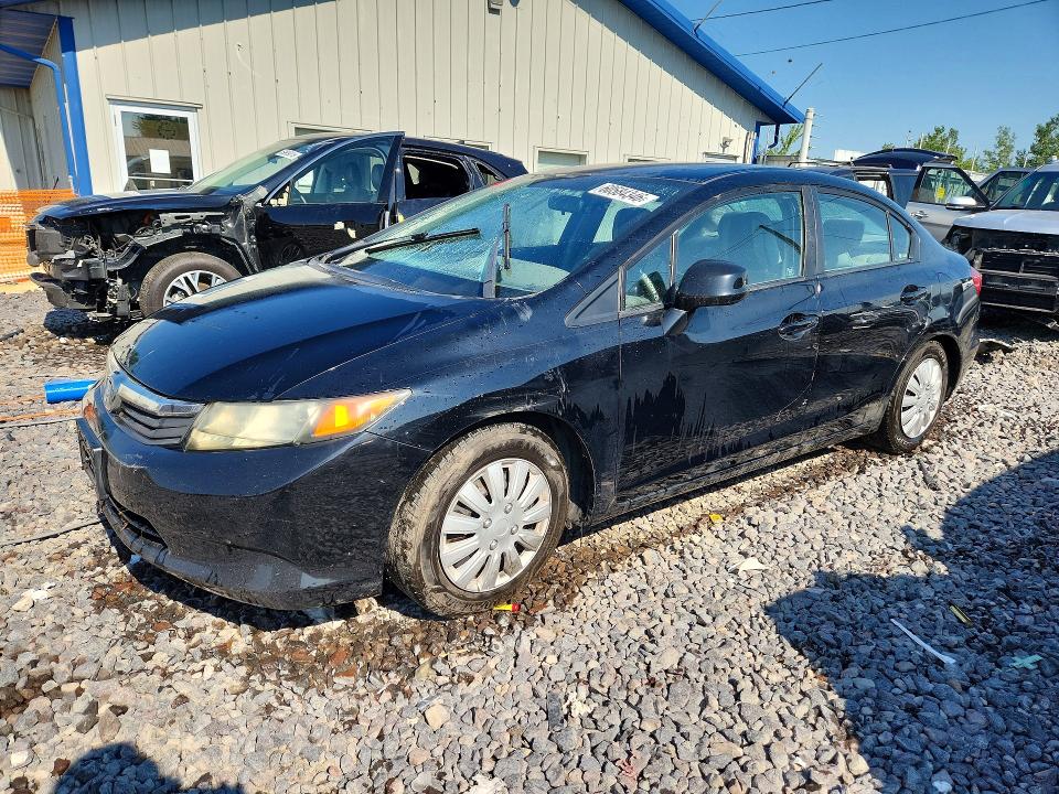 Auction sale of the 2012 Honda Civic, vin: 19XFB2F5XCE062858, lot number: 60584346