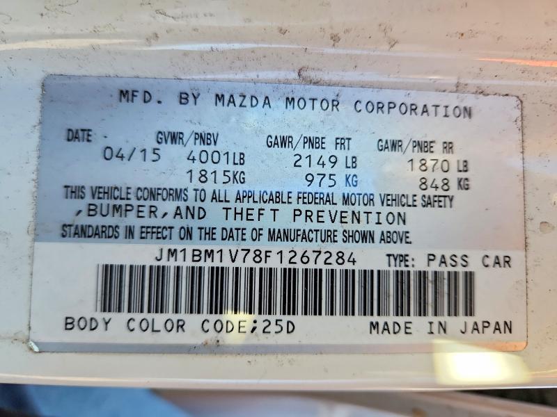 Продаж на аукціоні авто 2015 Mazda 3, vin: JM1BM1V78F1267284, номер лоту: 62968496