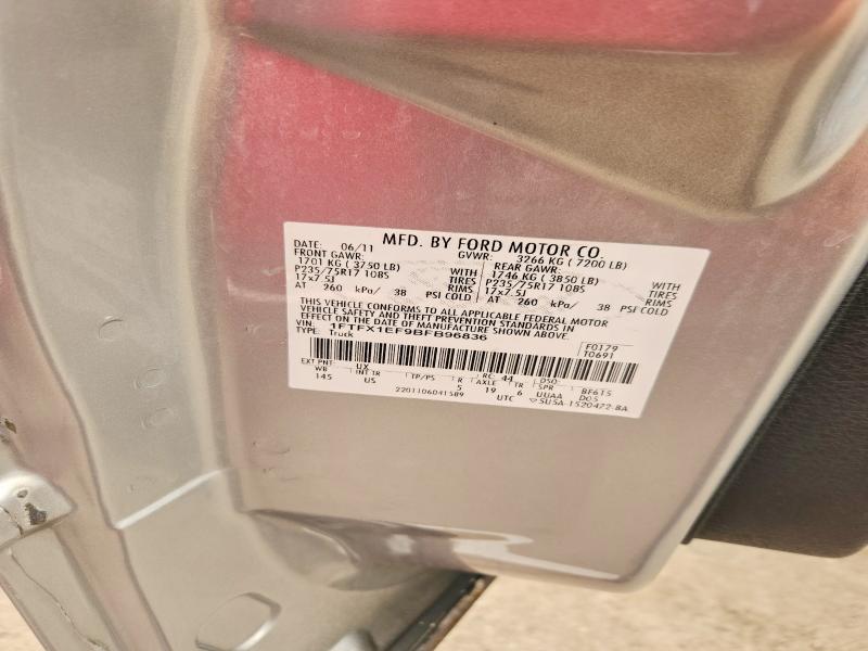 Продаж на аукціоні авто 2011 Ford F150, vin: 1FTFX1EF9BFB96836, номер лоту: 60795376
