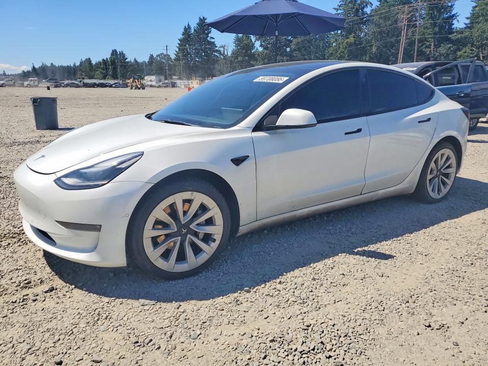 Aukcja sprzedaży 2022 Tesla Model 3, vin: 5YJ3E1EB9NF204027, numer aukcji: 59708086