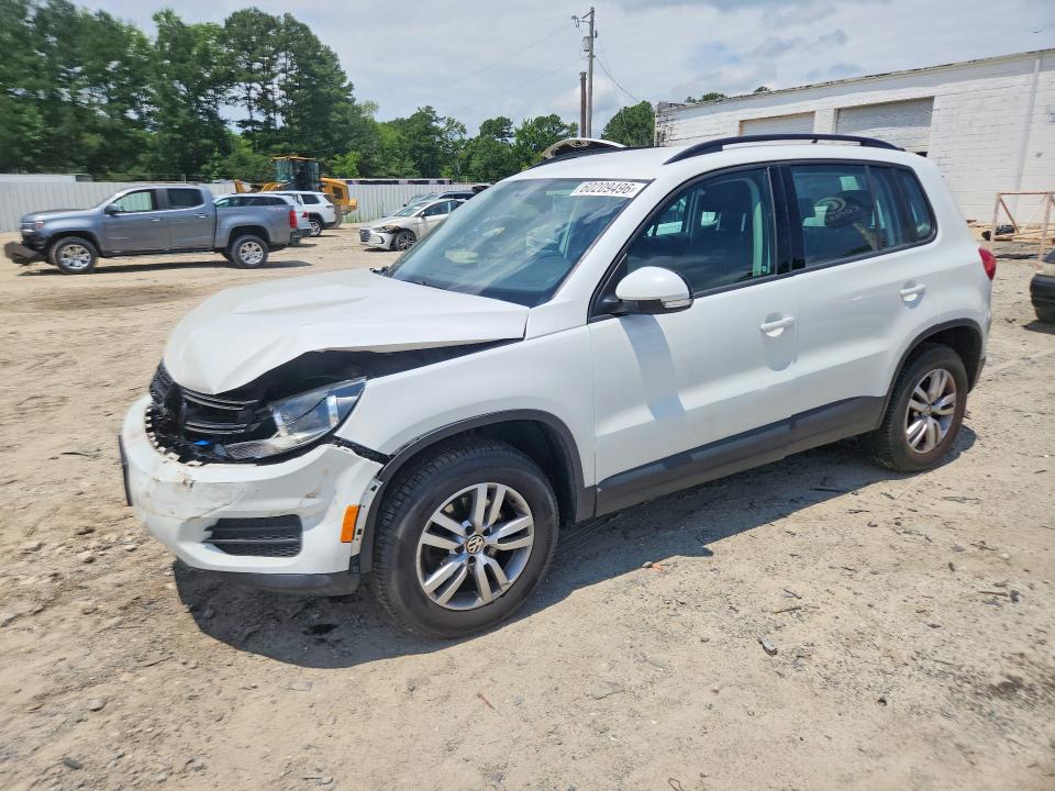 Auction sale of the 2017 Volkswagen Tiguan, vin: WVGBV7AX2HK000267, lot number: 60209496