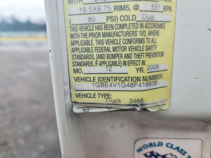 Продаж на аукціоні авто 2008 Chevrolet C4500, vin: 1GBE4V1G48F416939, номер лоту: 85634205