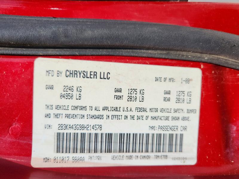 Продаж на аукціоні авто 2008 Dodge Charger, vin: 2B3KA43G98H214578, номер лоту: 60409306