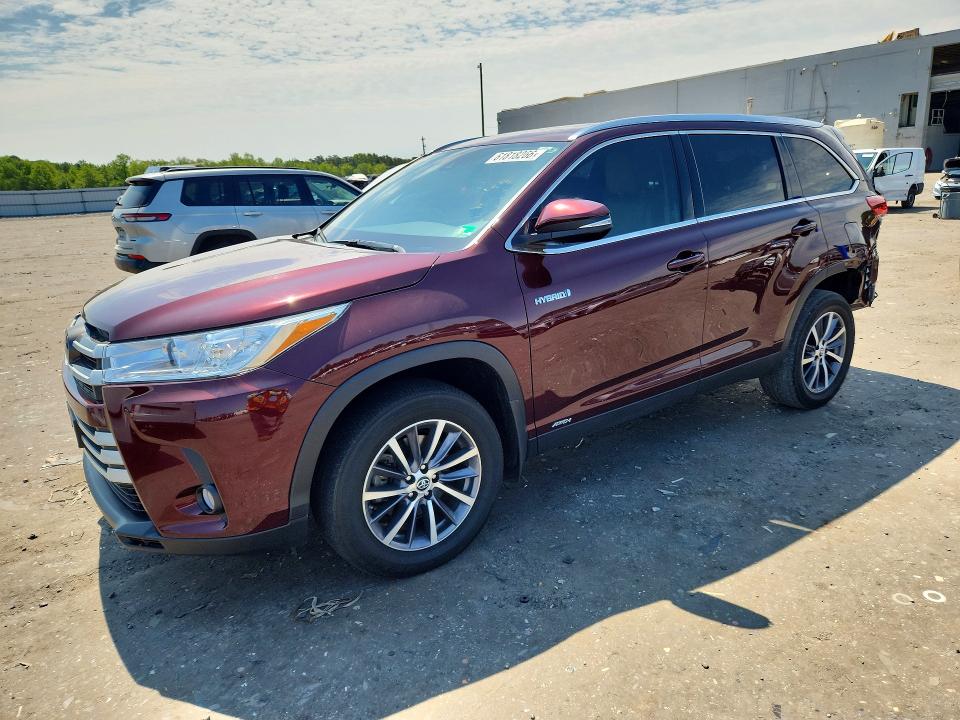 2019 Toyota Highlander Hybrid მანქანა იყიდება აუქციონზე, vin: 5TDJGRFH5KS069333, აუქციონის ნომერი: 61818266