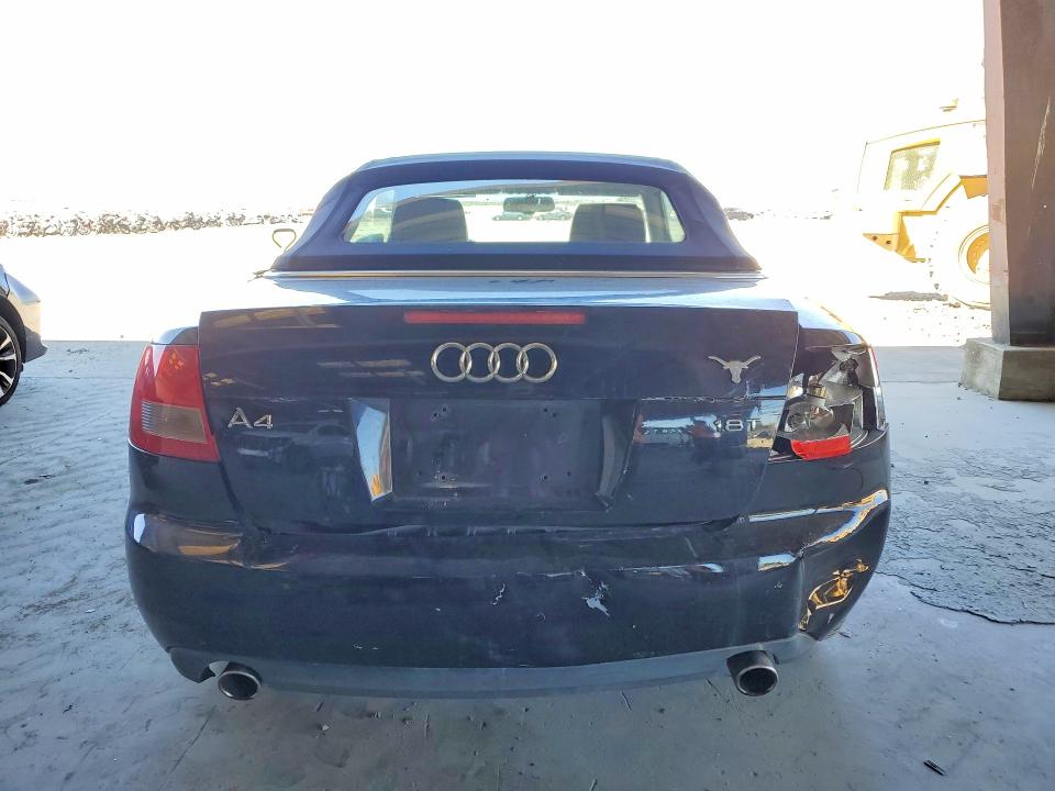 2004 Audi A4 მანქანა იყიდება აუქციონზე, vin: WAUAC48H54K012861, აუქციონის ნომერი: 62678026