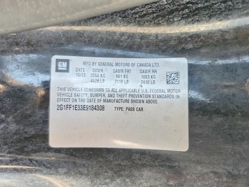 2014 Chevrolet Camaro მანქანა იყიდება აუქციონზე, vin: 2G1FF1E33E9184308, აუქციონის ნომერი: 62123476