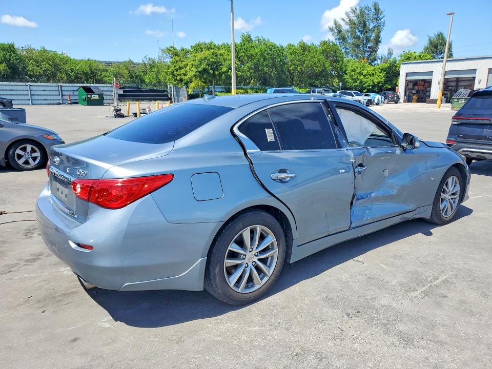 2017 Infiniti Q50 მანქანა იყიდება აუქციონზე, vin: JN1EV7AR8HM832593, აუქციონის ნომერი: 61849536