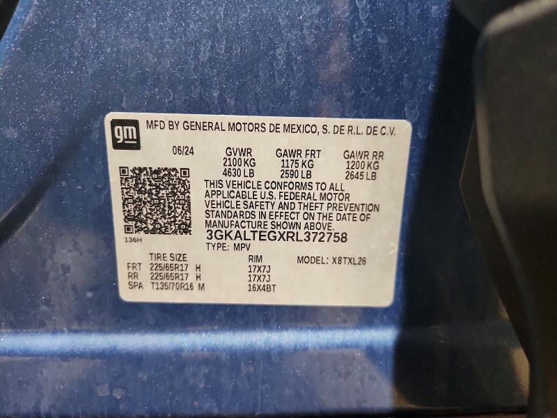 Продаж на аукціоні авто 2024 Gmc Terrain, vin: 3GKALTEGXRL372758, номер лоту: 62093636