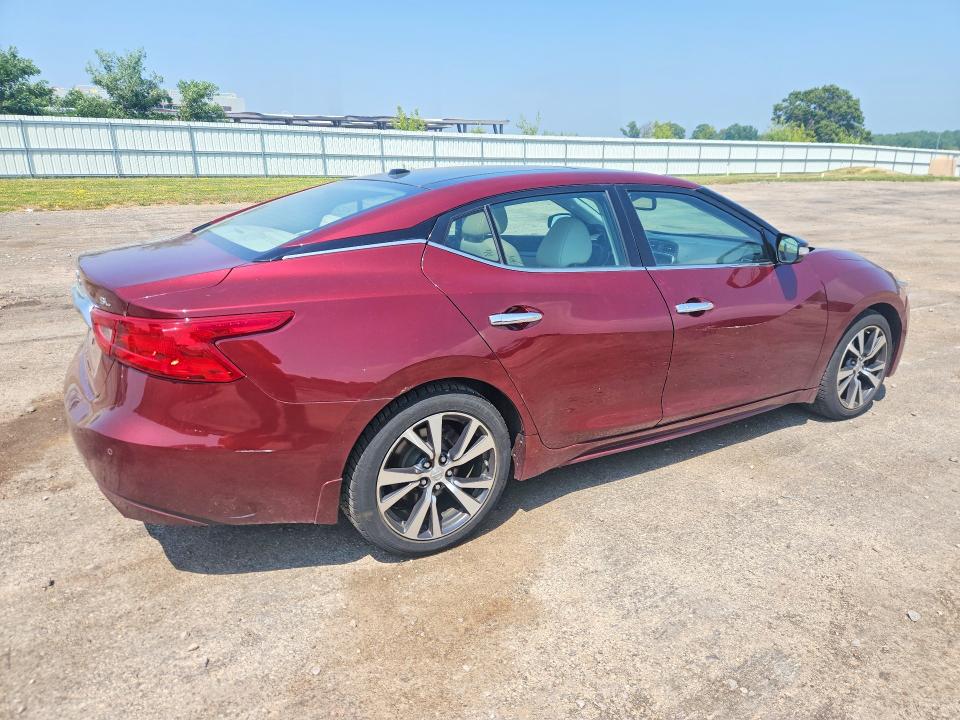 2017 Nissan Maxima მანქანა იყიდება აუქციონზე, vin: 1N4AA6AP6HC398640, აუქციონის ნომერი: 62040836