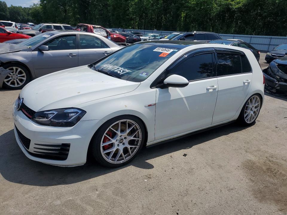 59740646 :رقم المزاد ، 3VW447AU9HM062809 vin ، 2017 Volkswagen Gti مزاد بيع