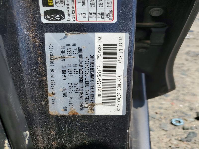 Продажа на аукционе авто 2016 Mazda 3, vin: JM1BM1N33G1327132, номер лота: 60160016