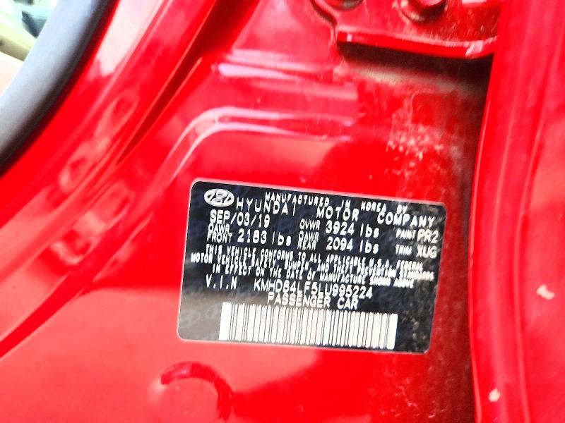 Aukcja sprzedaży 2020 Hyundai Elantra, vin: KMHD84LF5LU995224, numer aukcji: 61179876