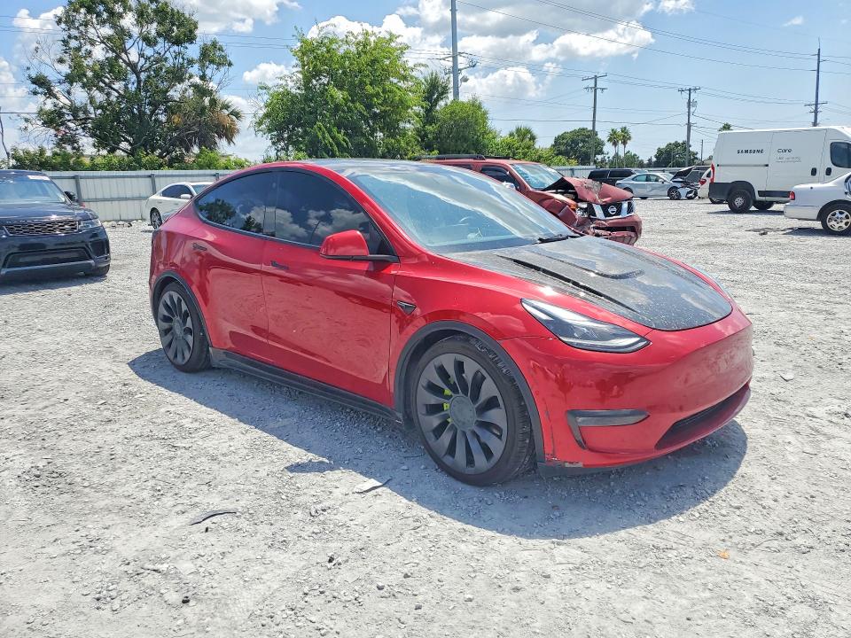 62501896 :رقم المزاد ، 5YJYGDEF7MF197484 vin ، 2021 Tesla Model Y مزاد بيع