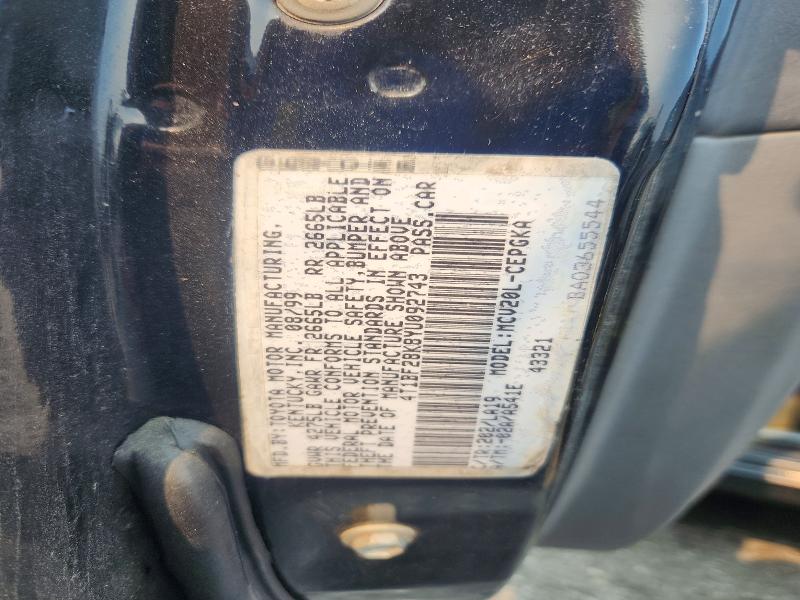 Продаж на аукціоні авто 2000 Toyota Camry, vin: 4T1BF28K8YU092743, номер лоту: 57644156