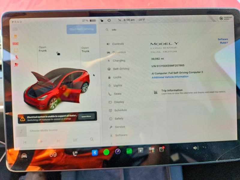 Aukcja sprzedaży 2021 Tesla Model Y, vin: 5YJYGDEE6MF207865, numer aukcji: 63549386