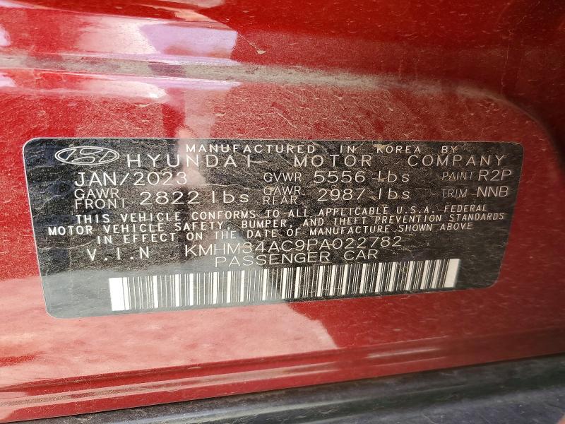 Продаж на аукціоні авто 2023 Hyundai Ioniq 6, vin: KMHM34AC9PA022782, номер лоту: 60621346