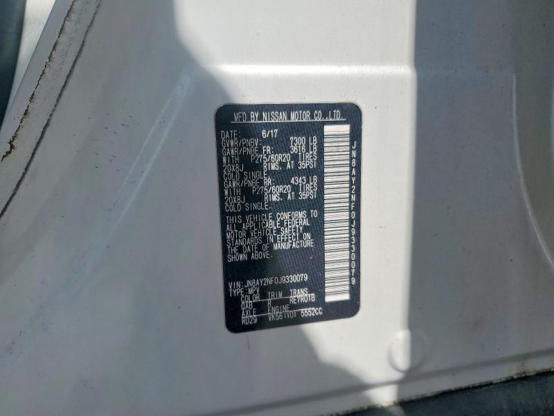 Продажа на аукционе авто 2018 Nissan Armada, vin: JN8AY2NF0J9330079, номер лота: 63197536