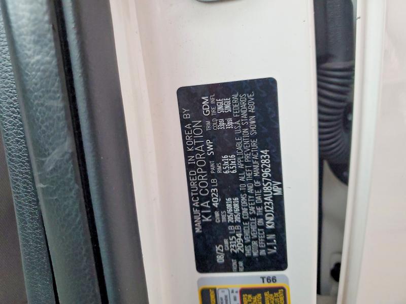 61325766 :رقم المزاد ، KNDJ23AU8S7962834 vin ، 2025 Kia Soul مزاد بيع
