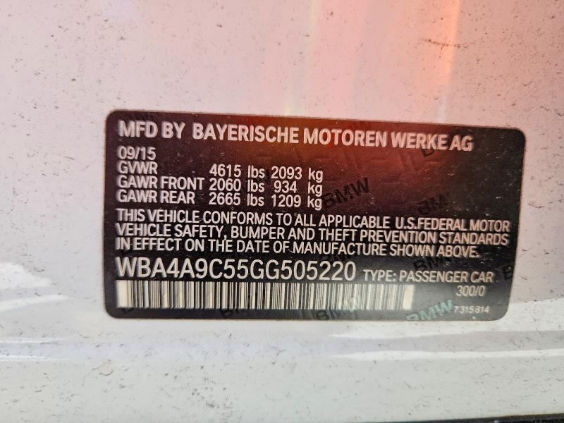 Продаж на аукціоні авто 2016 Bmw 428, vin: WBA4A9C55GG505220, номер лоту: 62435096