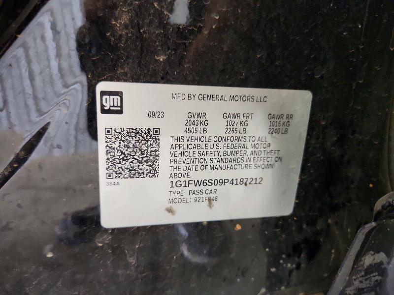 Aukcja sprzedaży 2023 Chevrolet Bolt Ev, vin: 1G1FW6S09P4187212, numer aukcji: 63281406