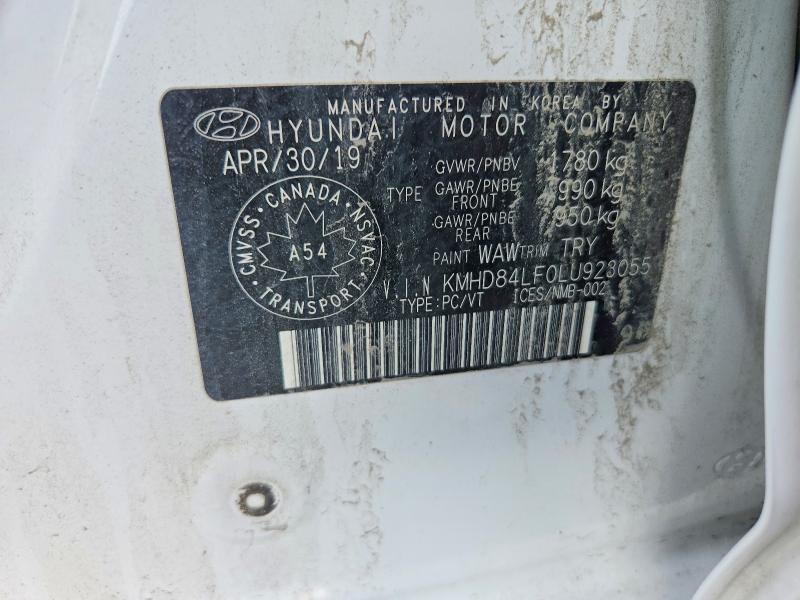 Продаж на аукціоні авто 2020 Hyundai Elantra, vin: KMHD84LF0LU923055, номер лоту: 61316806
