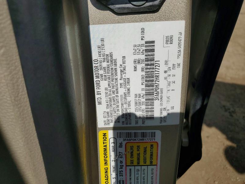 Aukcja sprzedaży 2017 Ford Fusion, vin: 3FA6P0H72HR177271, numer aukcji: 63156266