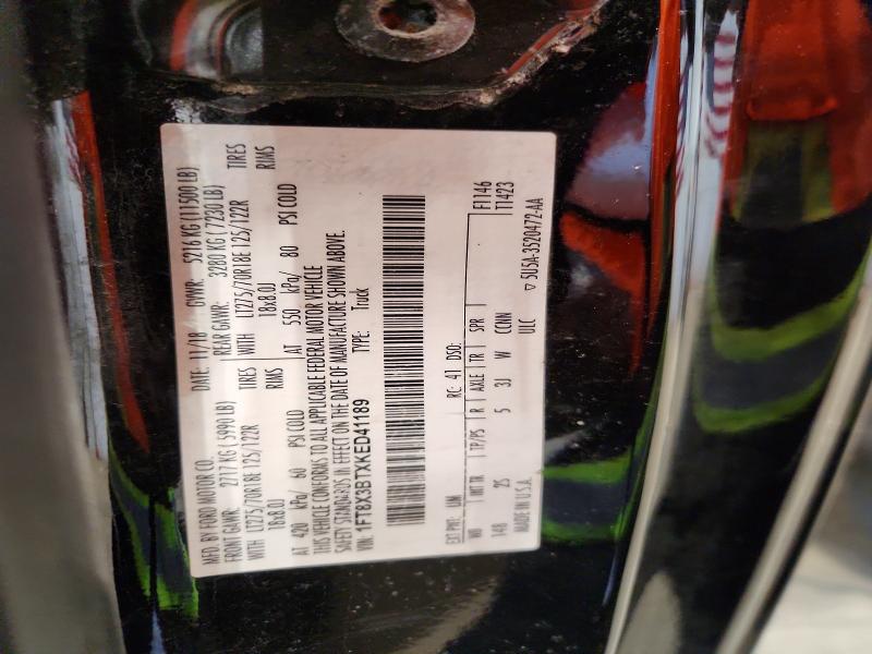2019 Ford F350 მანქანა იყიდება აუქციონზე, vin: 1FT8X3BTXKED41189, აუქციონის ნომერი: 59789176
