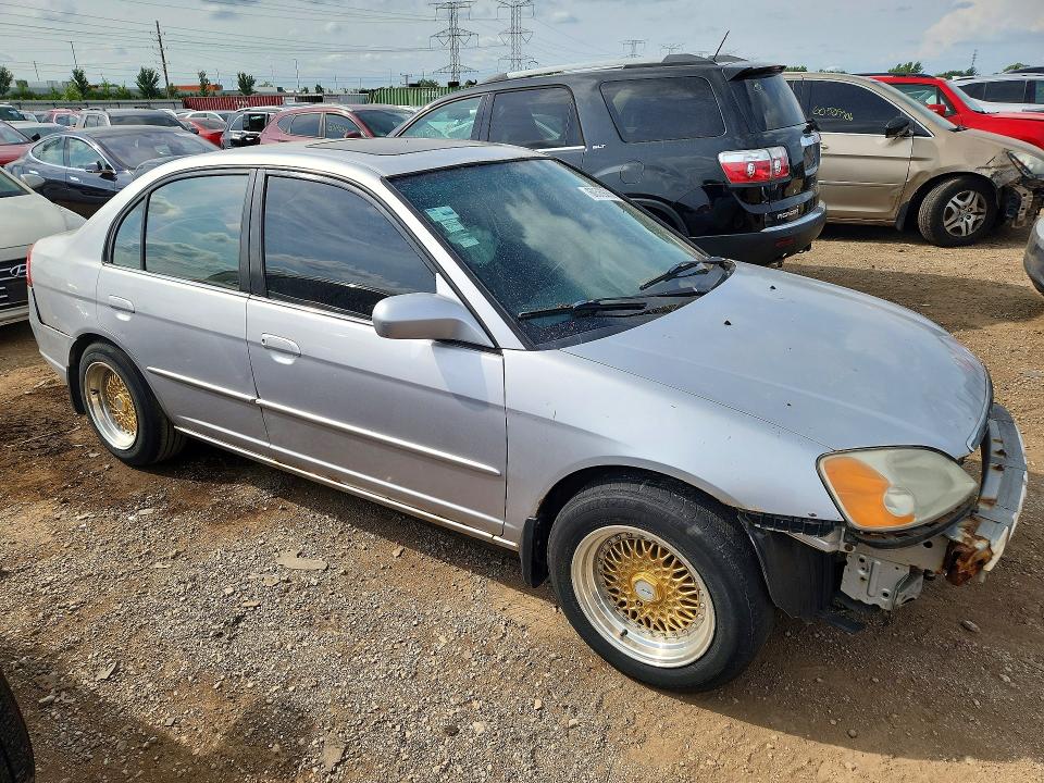 60569266 :رقم المزاد ، 1HGES267X2L004656 vin ، 2002 Honda Civic مزاد بيع