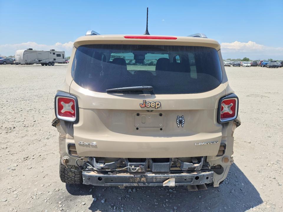 2015 Jeep Renegade მანქანა იყიდება აუქციონზე, vin: ZACCJBDT8FPB34221, აუქციონის ნომერი: 61740076