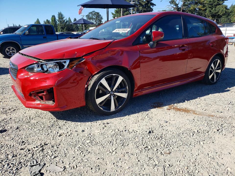 63423946 :رقم المزاد ، 4S3GTAM66K3725873 vin ، 2019 Subaru Impreza مزاد بيع