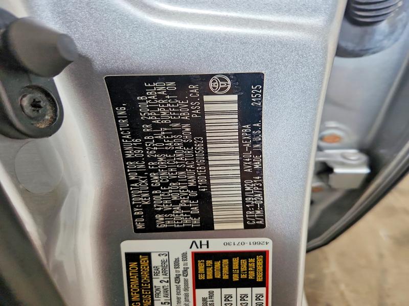 Продаж на аукціоні авто 2016 Toyota Avalon Hybrid, vin: 4T1BD1EB1GU056623, номер лоту: 59217946