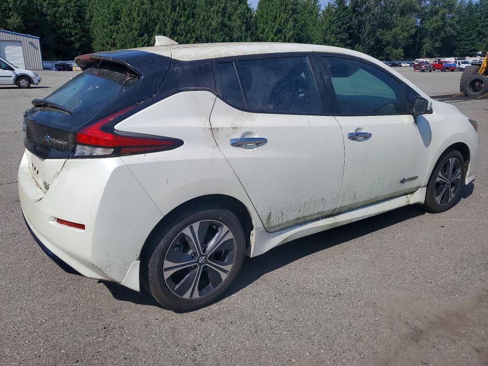 2019 Nissan Leaf მანქანა იყიდება აუქციონზე, vin: 1N4BZ1CP1KC320125, აუქციონის ნომერი: 61081226