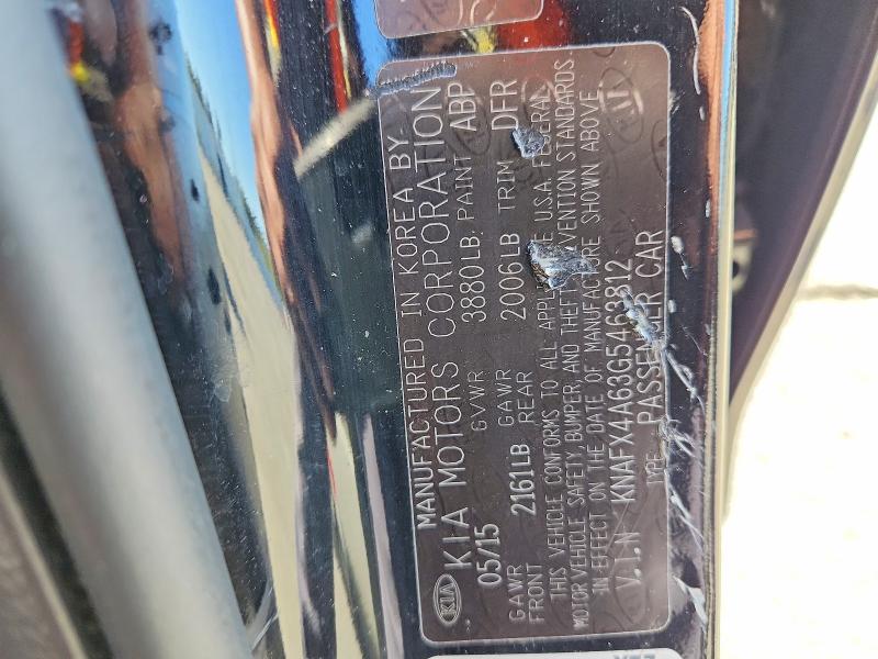 63420836 :رقم المزاد ، KNAFX4A63G5463812 vin ، 2016 Kia Forte مزاد بيع
