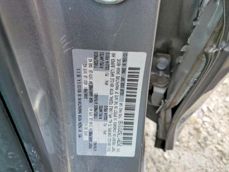 Продажа на аукционе авто 2016 Mazda 3, vin: 3MZBM1T76GM315188, номер лота: 59589656