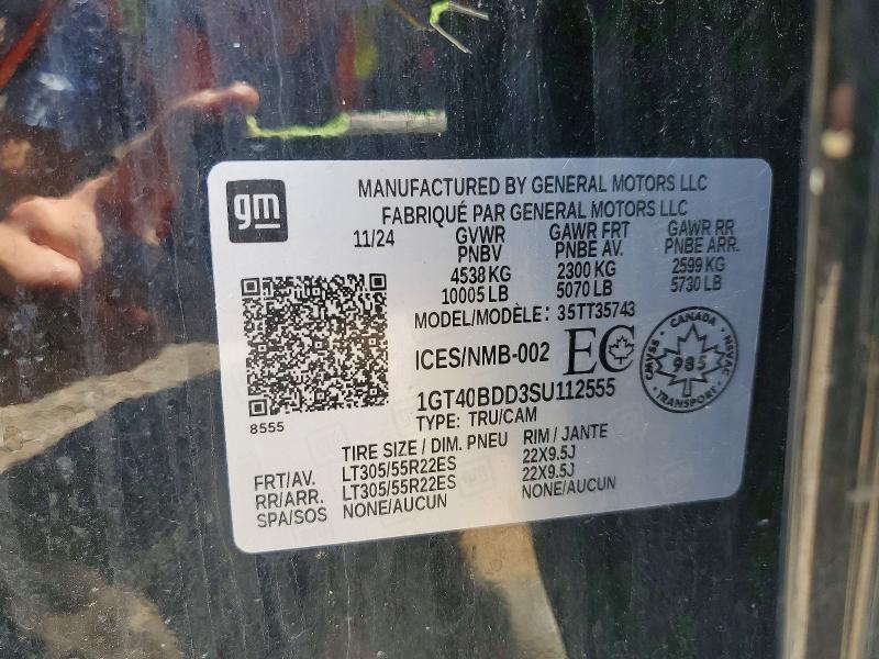 Aukcja sprzedaży 2025 Gmc Hummer 3x, vin: 1GT40BDD3SU112555, numer aukcji: 60457916
