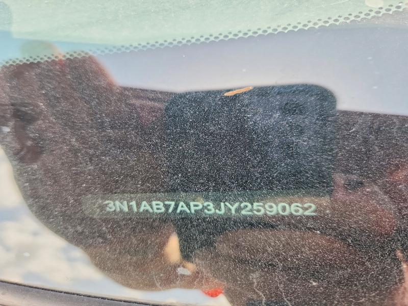 2018 Nissan Sentra მანქანა იყიდება აუქციონზე, vin: 3N1AB7AP3JY259062, აუქციონის ნომერი: 61778486