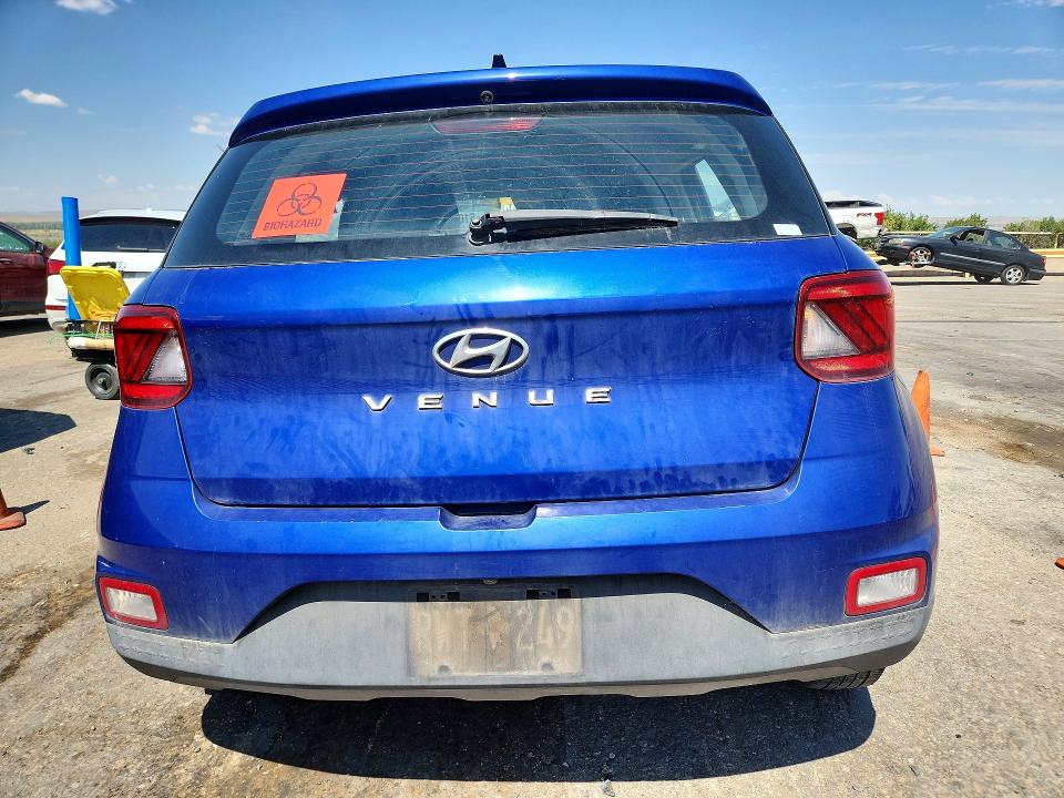 61039486 :رقم المزاد ، KMHRB8A35NU134698 vin ، 2022 Hyundai Venue مزاد بيع