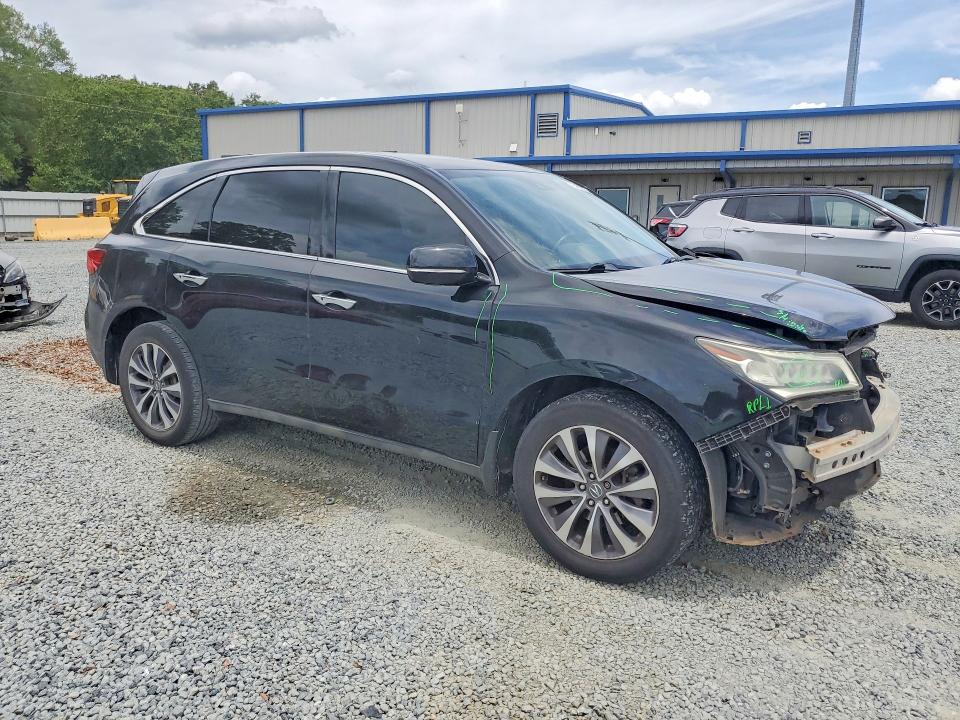 61541166 :رقم المزاد ، 5FRYD3H42FB003670 vin ، 2015 Acura Mdx مزاد بيع