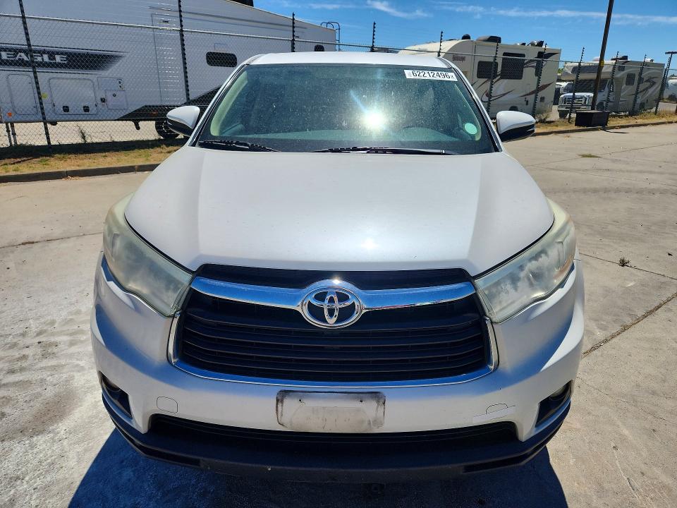 62212496 :رقم المزاد ، 5TDBKRFH1ES061706 vin ، 2014 Toyota Highlander مزاد بيع