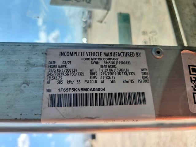 Aukcja sprzedaży 2021 Ford F59, vin: 1F65F5KN5M0A05004, numer aukcji: 60238386