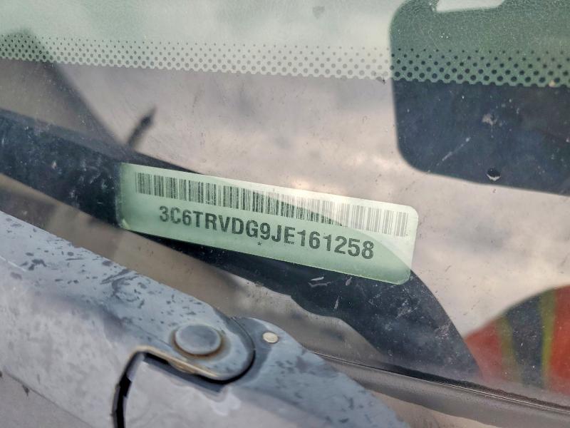 61761216 :رقم المزاد ، 3C6TRVDG9JE161258 vin ، 2018 Ram Promaster 2500 مزاد بيع